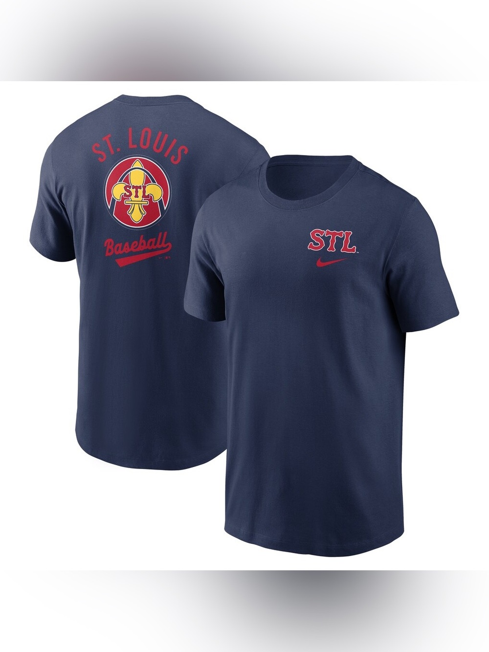 Men's St. Louis Cardinals Nike Navy 2025 City Connect 2-Hit T-Shirt | Size XXL
